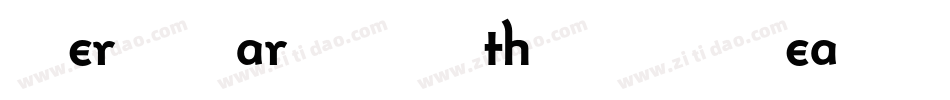 Bernhard Gothic Heavy字体转换